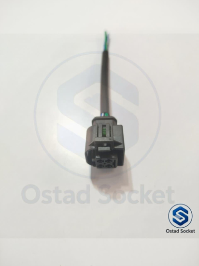 تصویر از سوکت چهار فیش کوئل 206 تیپ 2 مشکی